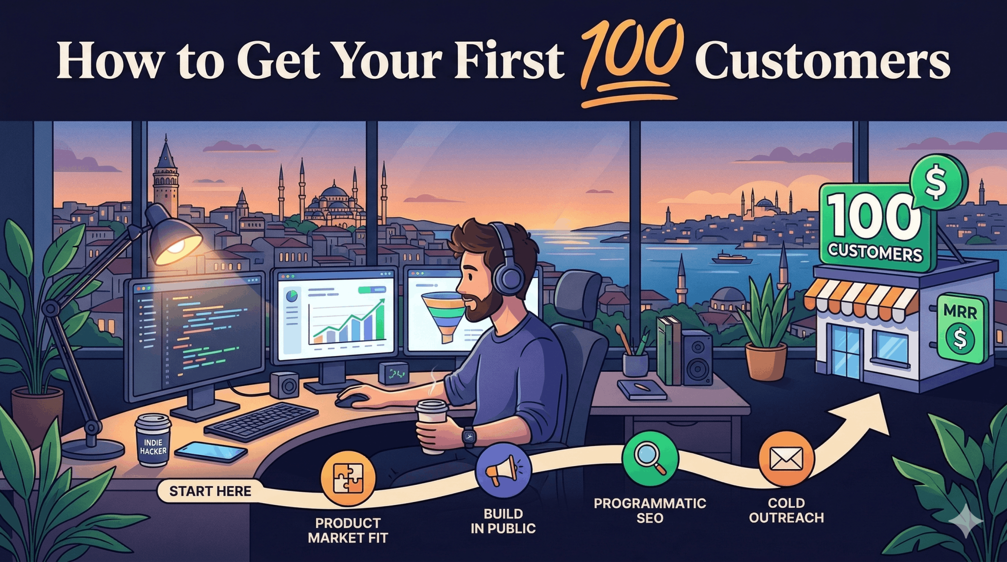 How to Get Your First 100 Customers - Micro SaaS Kit